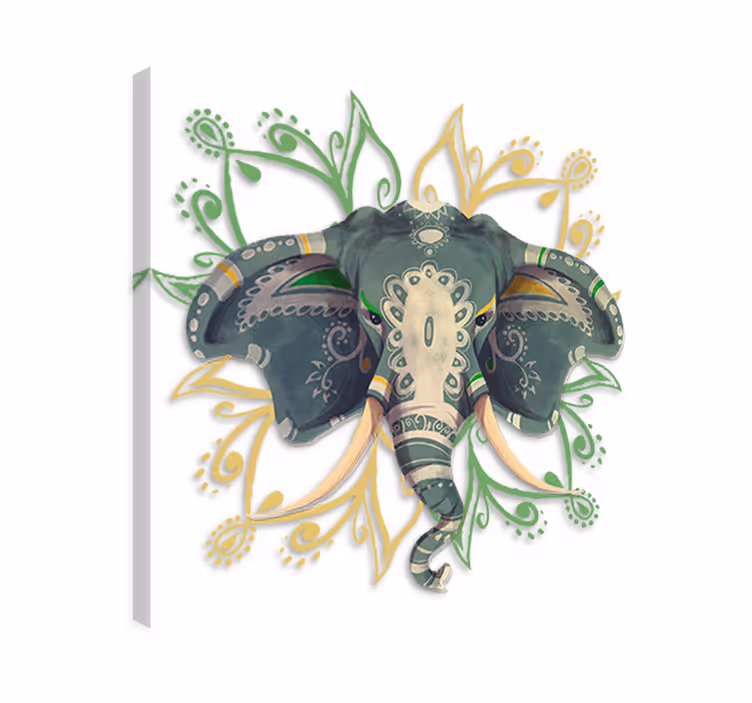 Obraz slon mandala z vinylu - Tenstickers