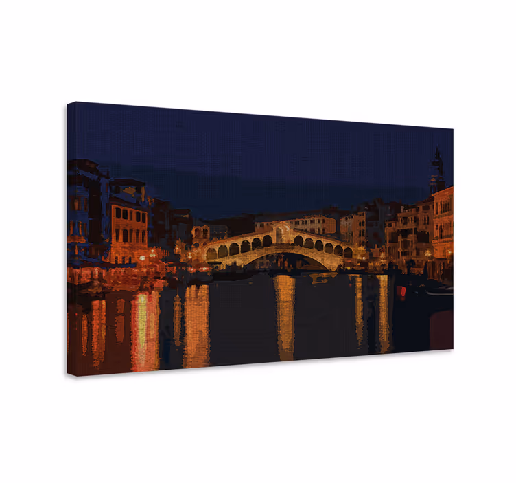 Obrazy na plátne canal grande v benátkach - Tenstickers