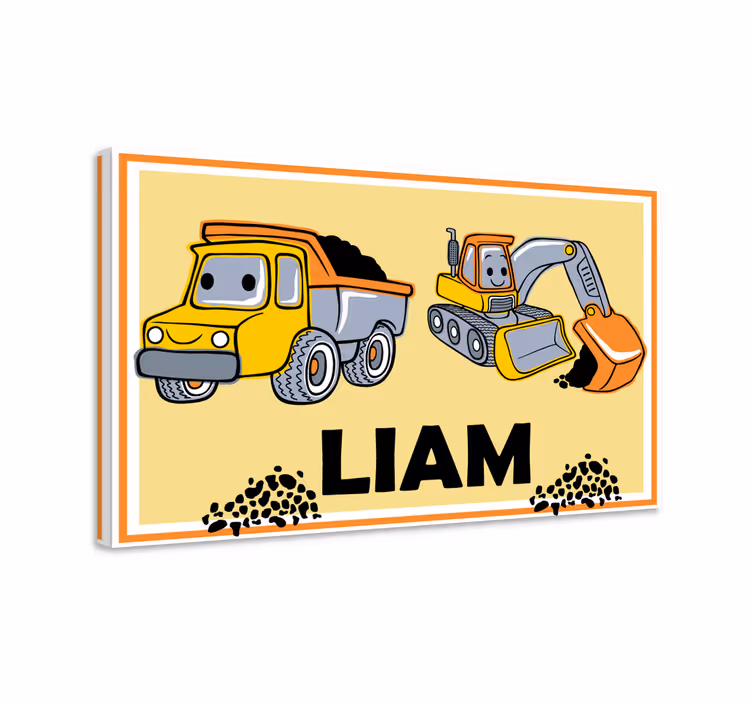 Meno s plátnom prispôsobeným pre nákladné automobily - Tenstickers