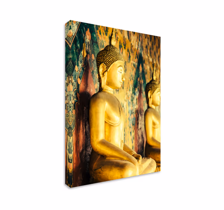 Obraz budha zlaté sochy budhu - Tenstickers