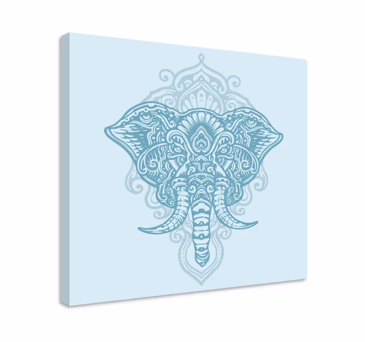 Slonová mandala plátno umenie - Tenstickers