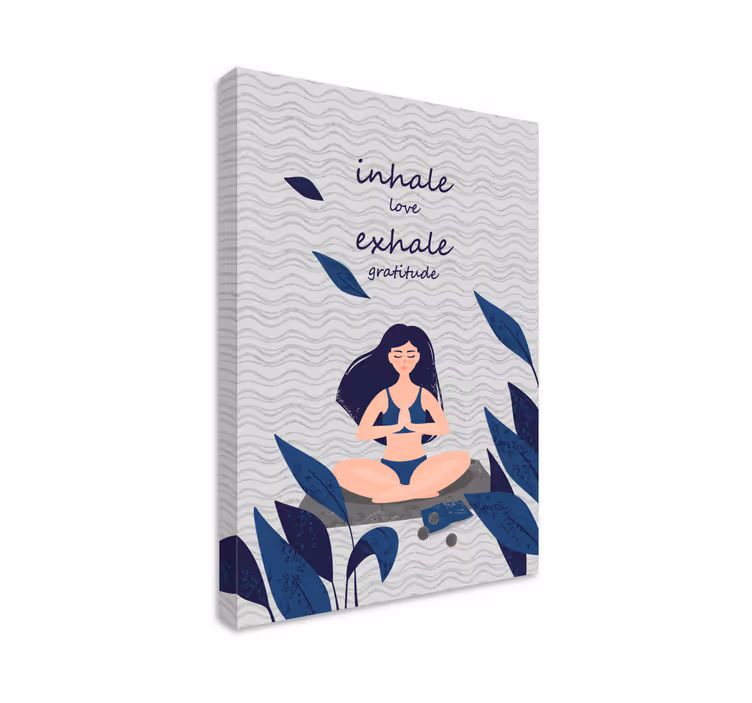 Zen meditácia na plátne - Tenstickers