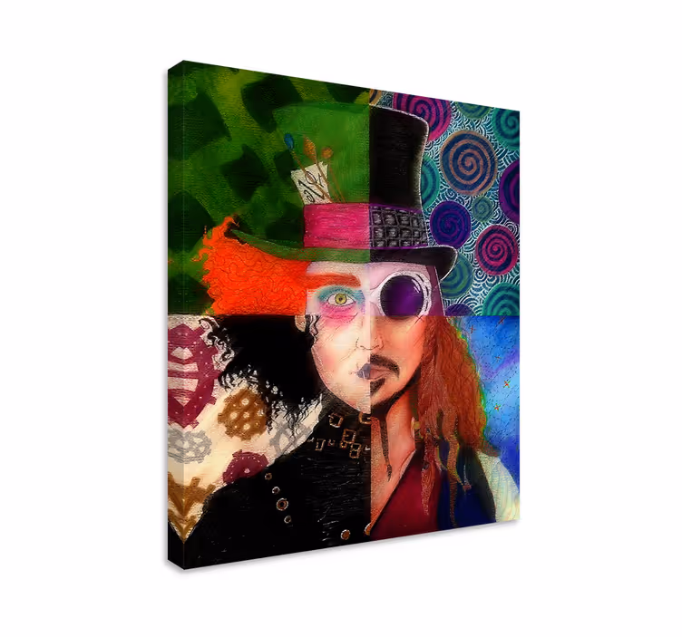 Personajes johnny depp znak plagáty - Tenstickers