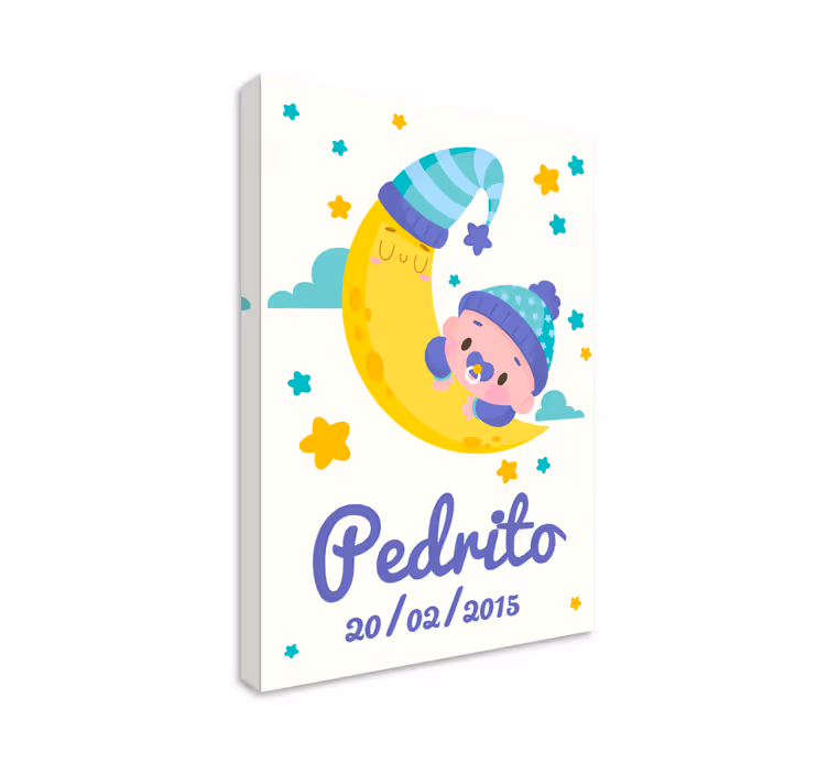 Obraz pre bábätko spací mesiac pre bábätko - Tenstickers