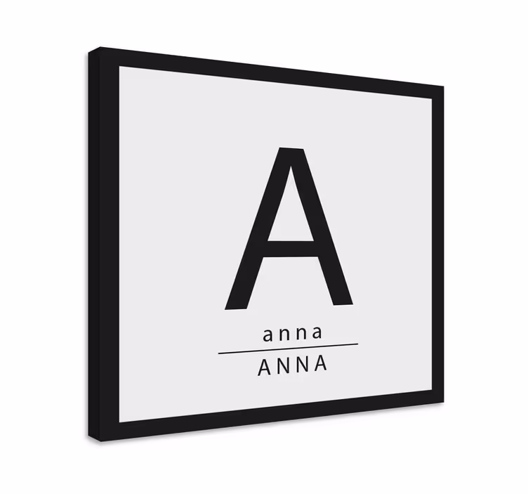 Minimalistické písmená abecedy - Tenstickers