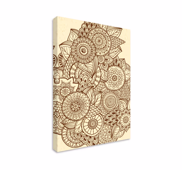 Mandala geometrický vzor mandala plátno umenie - Tenstickers