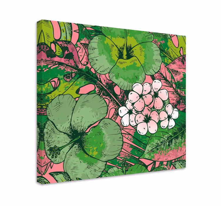 Obraz na stenu rastliny botanická kvetinová dekorácia - Tenstickers