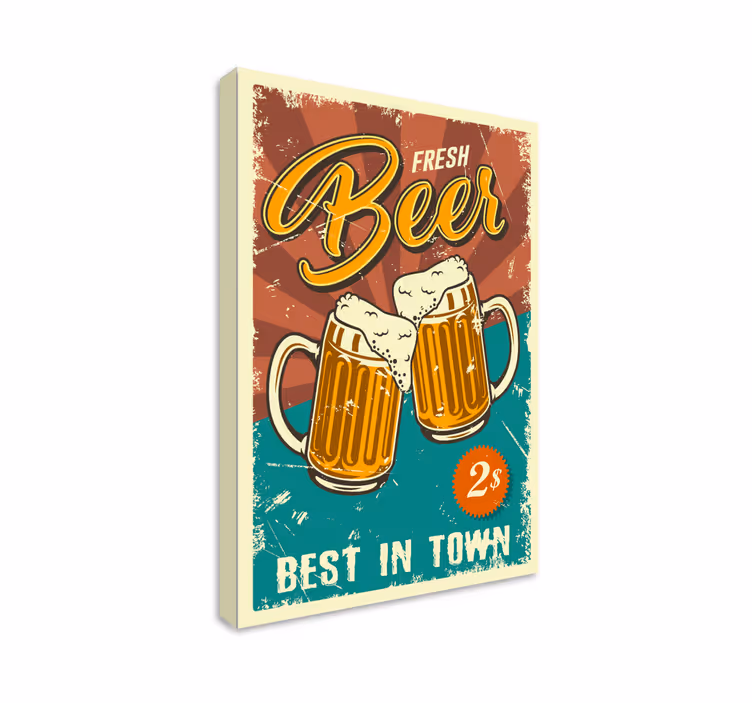 Najlepšie pivo v meste na plátne - Tenstickers