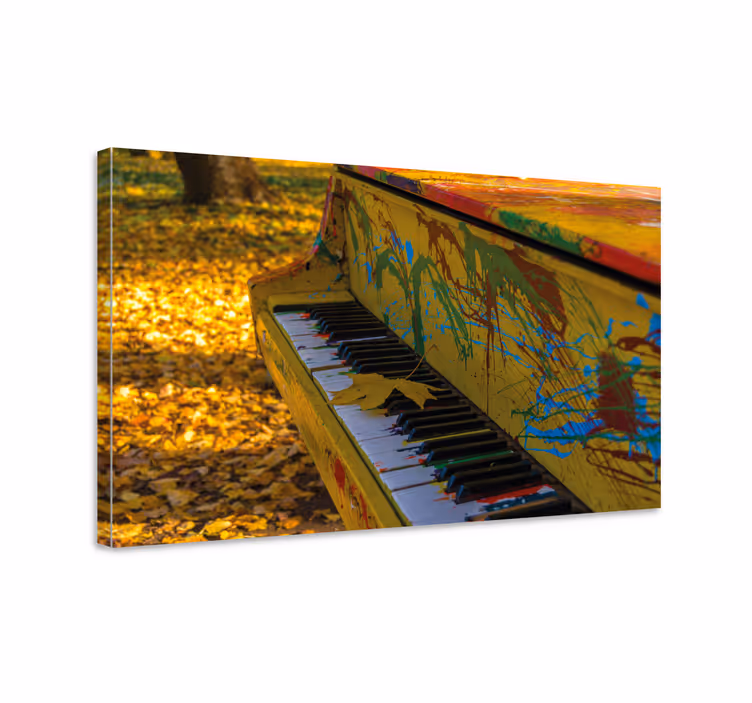 Piano splash music obrazy na stenu umenie - Tenstickers