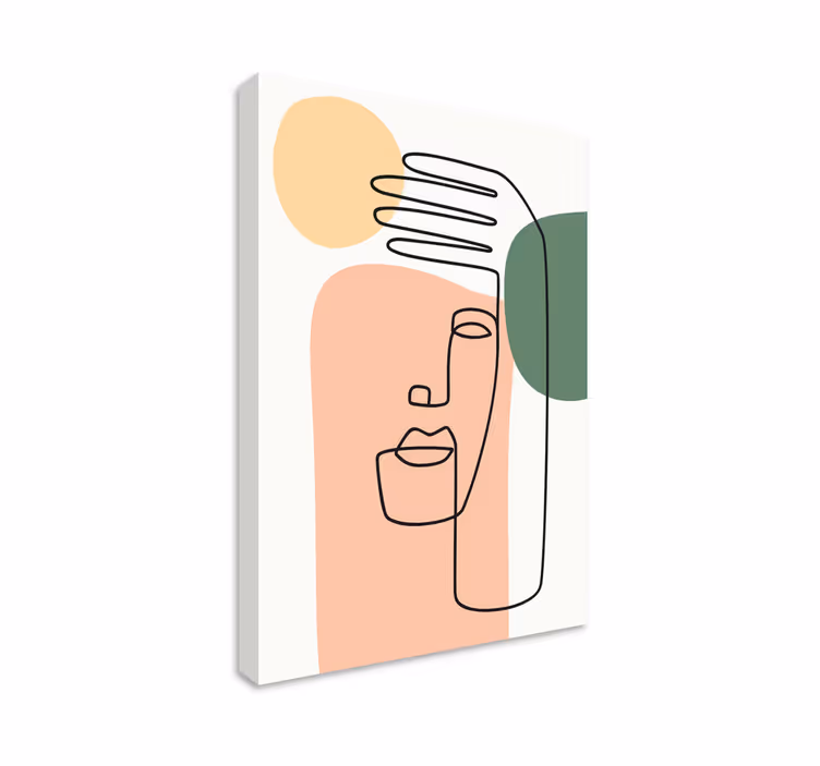 Moderné minimalistické umelecké obrazy na plátne - Tenstickers