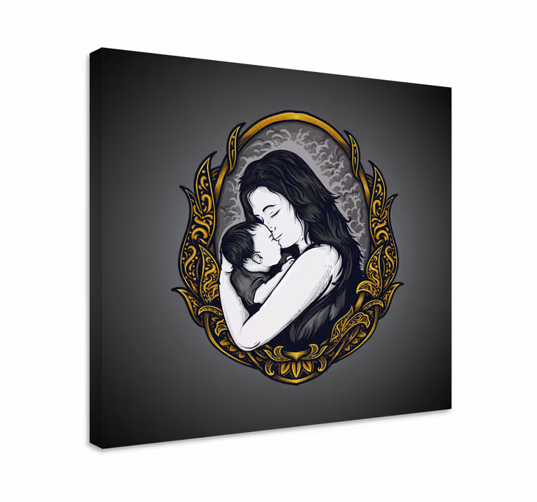 Obraz postavy materského objatia - Tenstickers