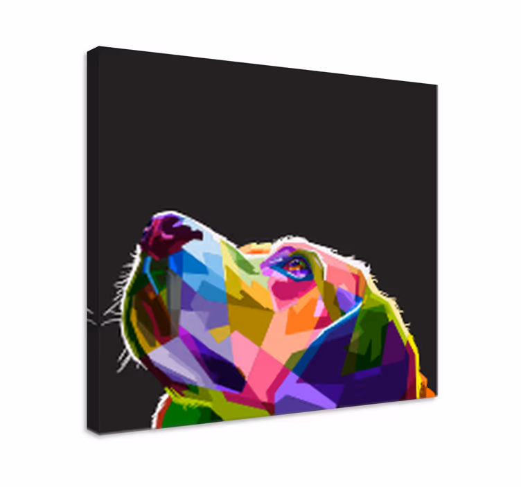 Dúhové psie plagáty - Tenstickers