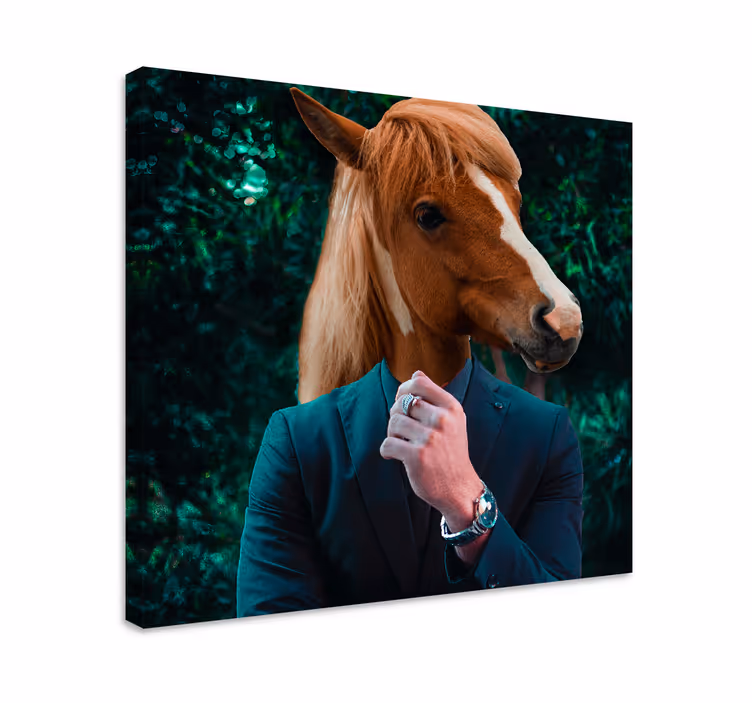 obraz kone portrét konskej hlavy - Tenstickers