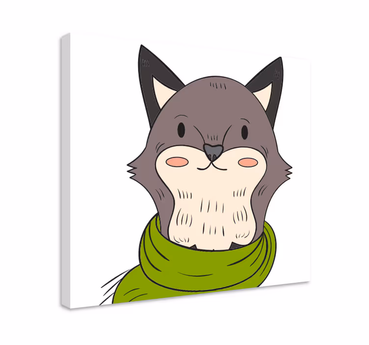 Obraz zvierat priateľských postáv - Tenstickers