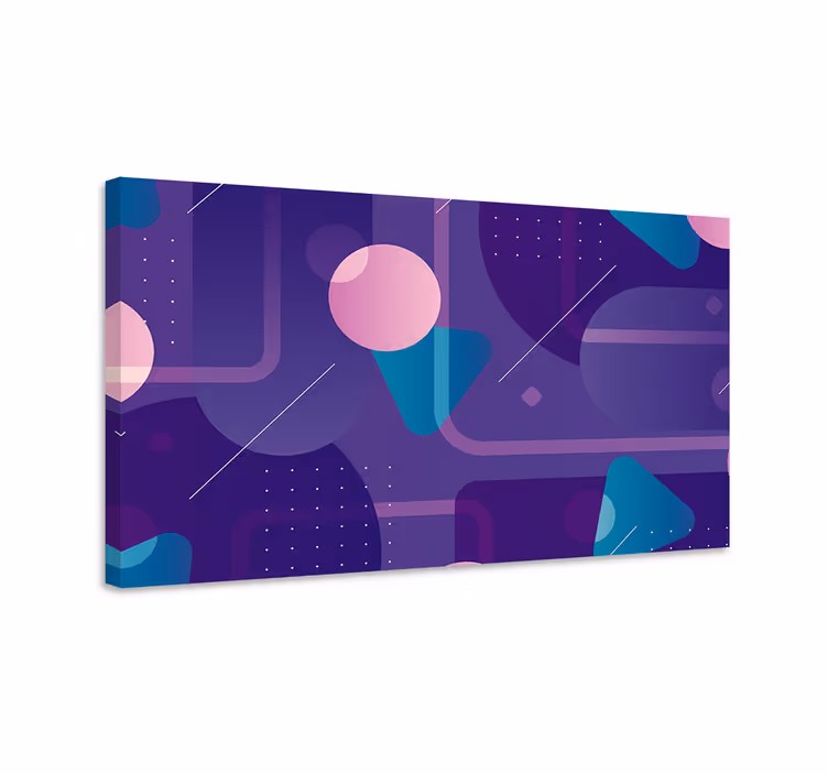 Moderné geometrické čiary prechody obrazy na stenu - Tenstickers