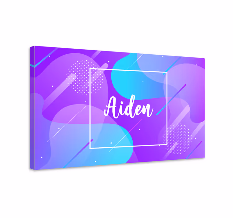 Obraz abeceda osobný dizajn mena - Tenstickers