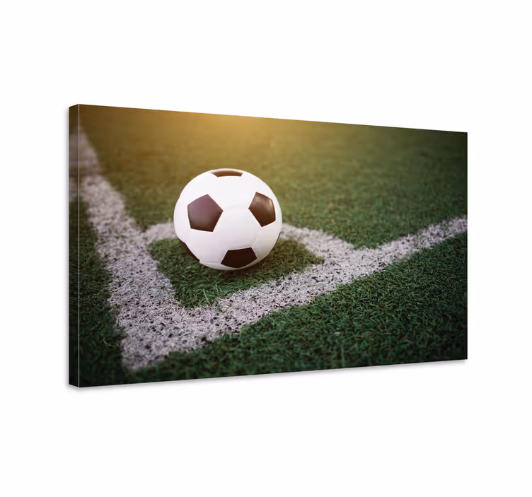 Krásny futbal na tráve pre teenagery na plátne - Tenstickers