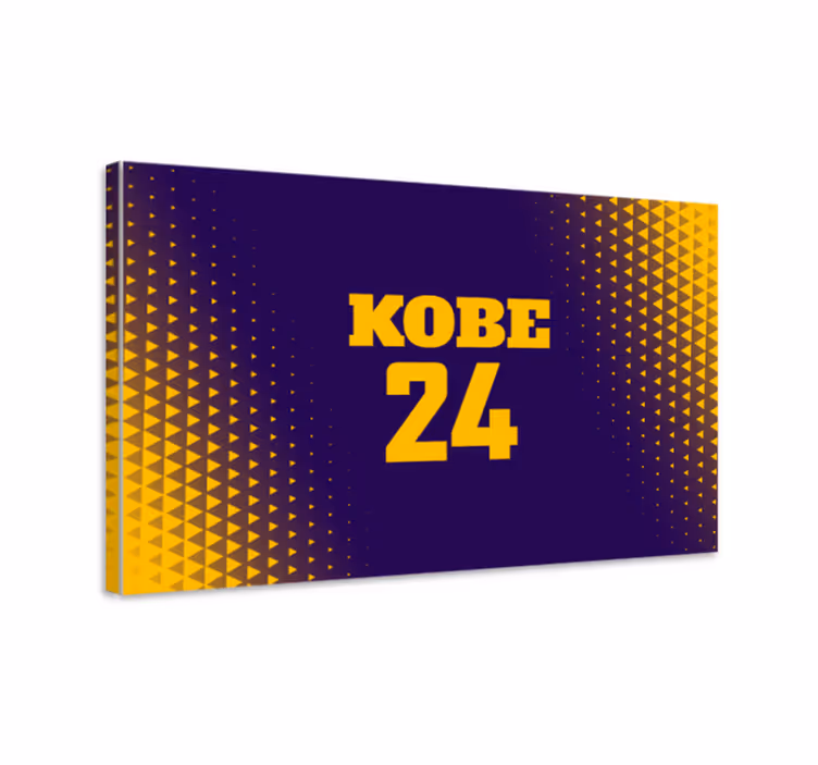 Obraz na stenu šport kobe 24 dizajn - Tenstickers