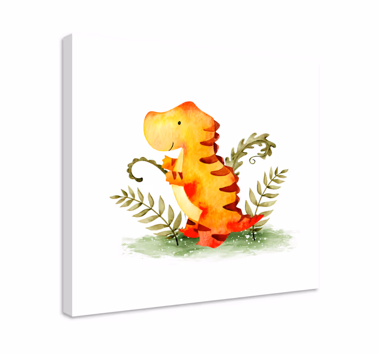 Dinosaurus obraz očarujúceho bábätka - Tenstickers