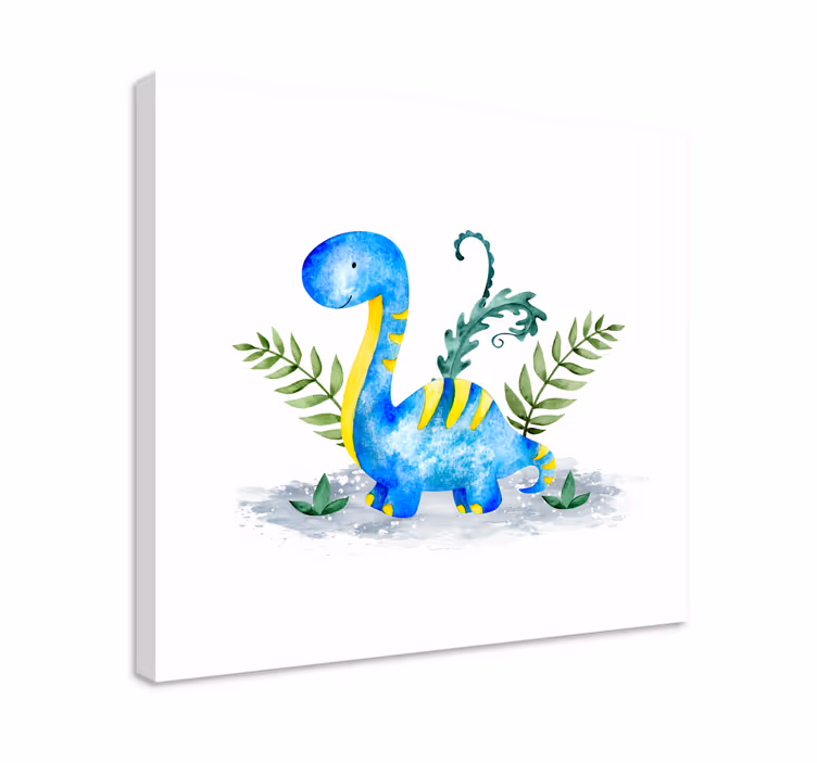 Dinosaurie obrazy na stenu s dlhým krkom - Tenstickers