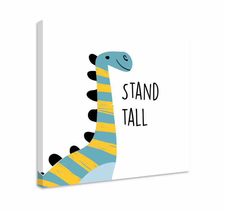 Dinosaurus obraz Šťastný dinosaurus - Tenstickers