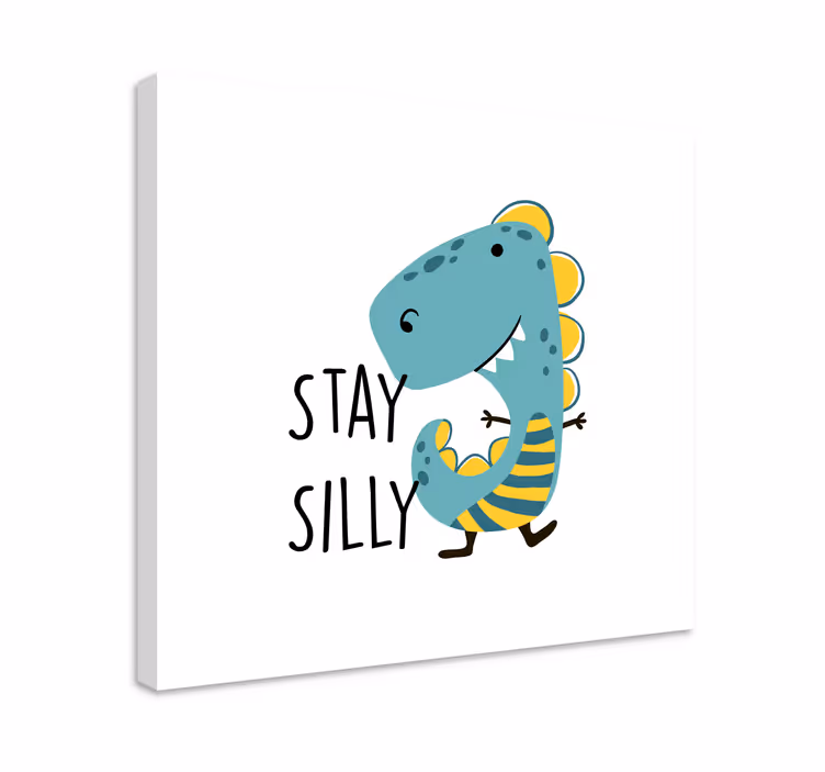 Dinosaurus obraz zostaň zábavný dinosaurus - Tenstickers