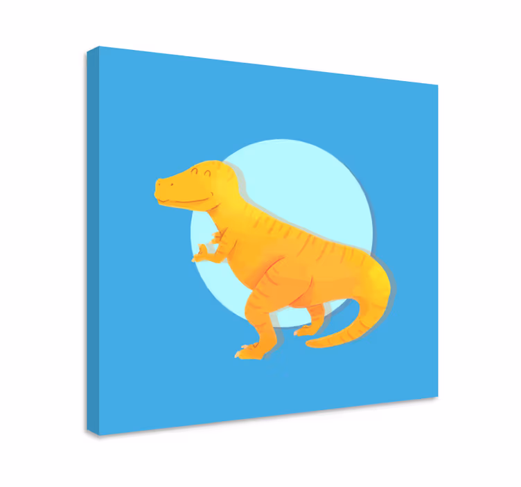 Dinosaurus obraz veselý t-rex - Tenstickers