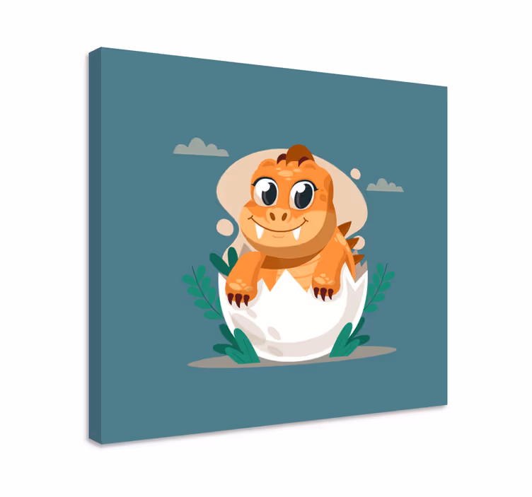 Dinosaurie dieťa v škrupine dinosaurie plagáty - Tenstickers