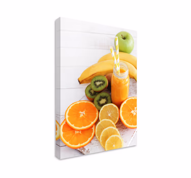 Obraz ovocie svieža citrusová zmes - Tenstickers