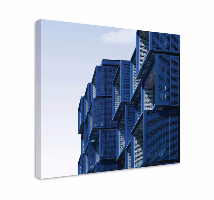 Moderný obraz futuristickej architektonickej štruktúry - Tenstickers
