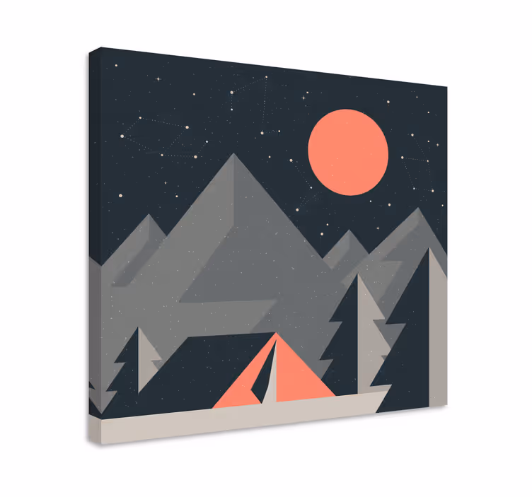 Geometrické štýly, lesné severské umelecké výtlačky - Tenstickers