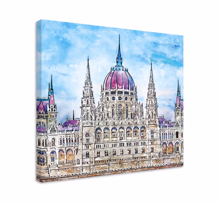 Budapešťský parlament, obrazy na obrazy na stenu - Tenstickers