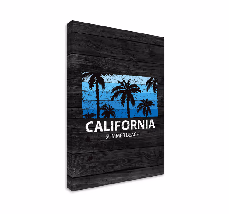 Obraz mesto palmové stromy kalifornia - Tenstickers