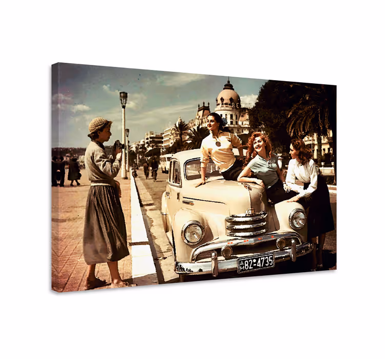 Vintage obraz kúzlo klasických áut - Tenstickers