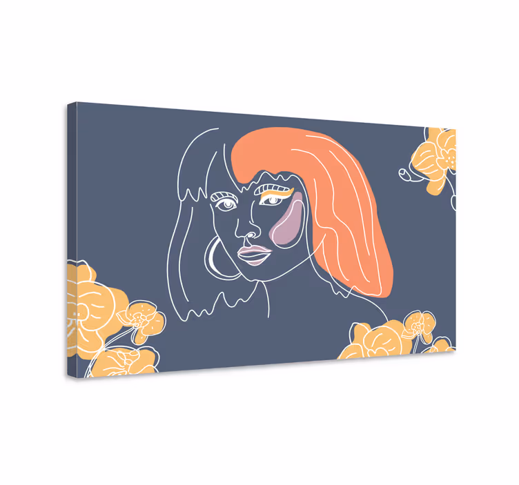 Obraz postavy konceptuálnej botanickej ilustrácie - Tenstickers