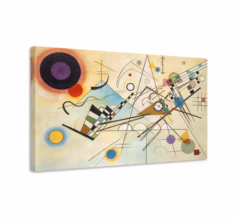 Abstraktný obraz geometrických tvarov - Tenstickers
