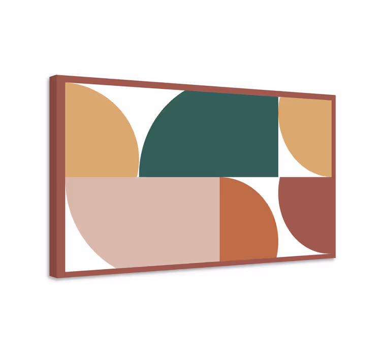 Abstraktné tvary vzorov geometrické obrazy na stenu - Tenstickers