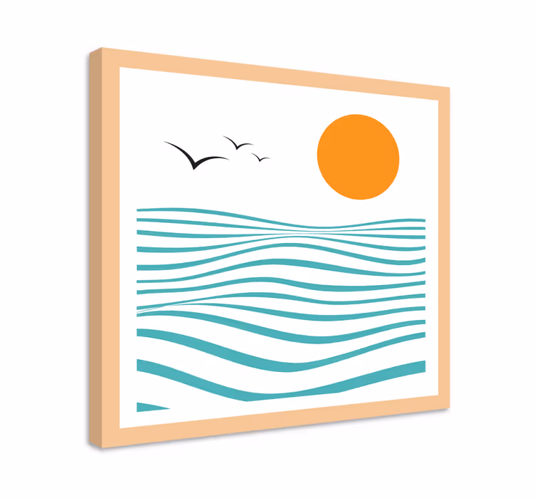 More abstraktné umenie geometrické obrazy na stenu - Tenstickers