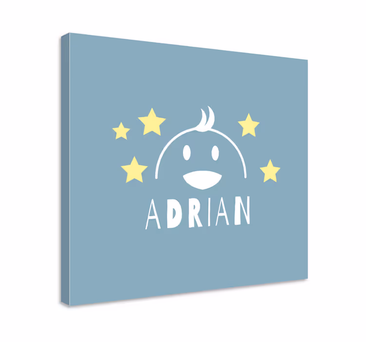 Detský obraz na stenu Šťastná postavička - Tenstickers