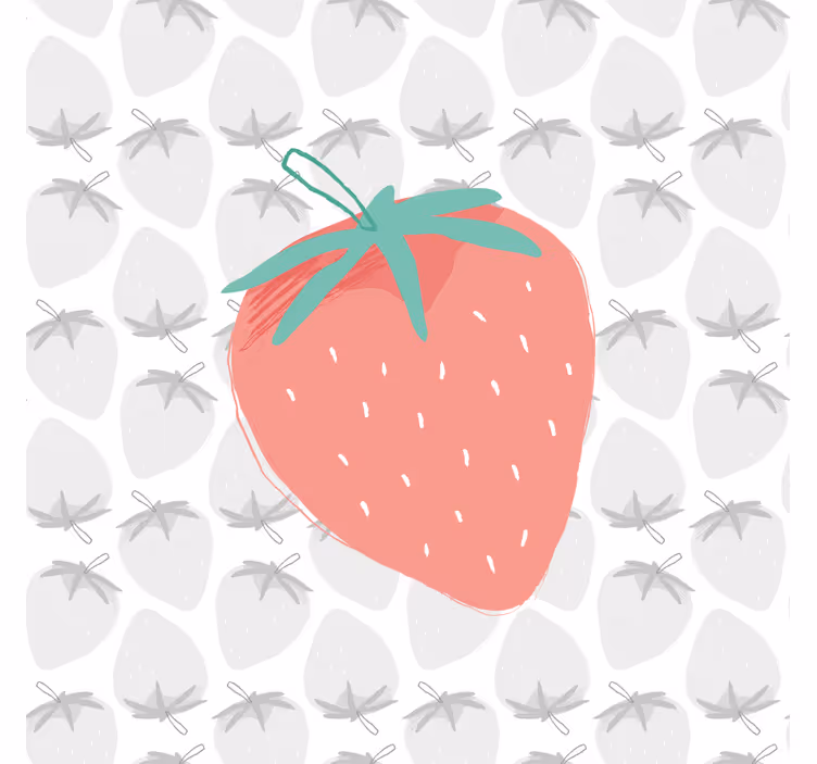 Obraz ovocie ilustrácia jahody - Tenstickers