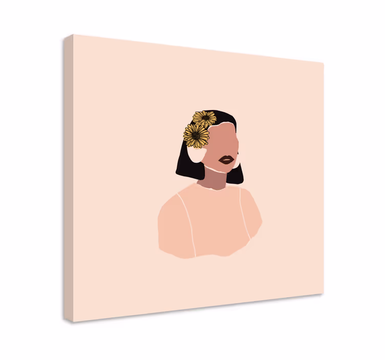 Obraz postavy elegantnej ženy - Tenstickers