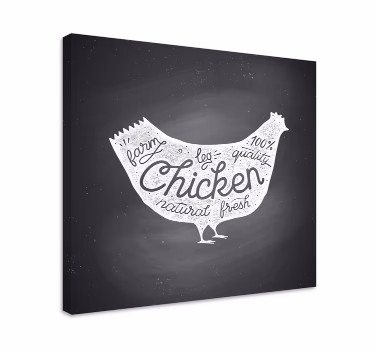 Obraz strom čerstvé farmárske kurča - Tenstickers