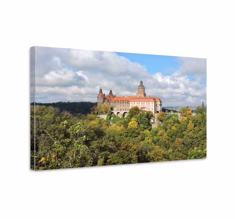 Obraz mesto historická krajina zámkov - Tenstickers