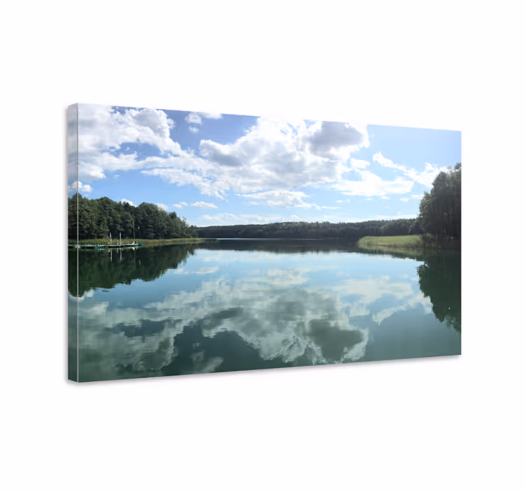 Obraz panoráma odraz jazera - Tenstickers
