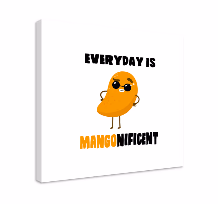 Obraz ovocie zábavná postavička mango - Tenstickers
