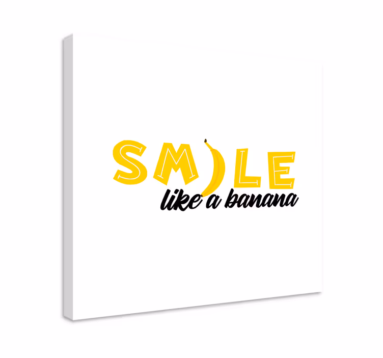 Obraz citáty usmievaj sa ako banán - Tenstickers