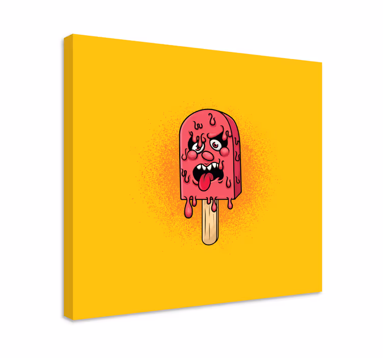 ľadová popová kvapka graffiti kreslené moderné obrazy na stenu - Tenstickers