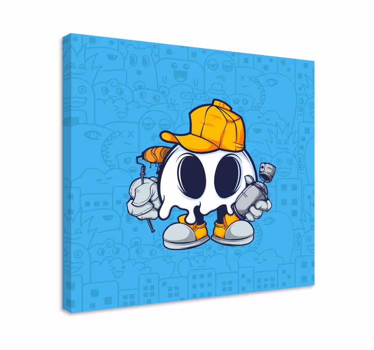 Obraz na stenu znaky roztomilý duch umelec - Tenstickers