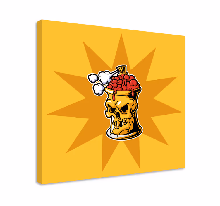 Iné plátno nádoba na mozog lebky - Tenstickers