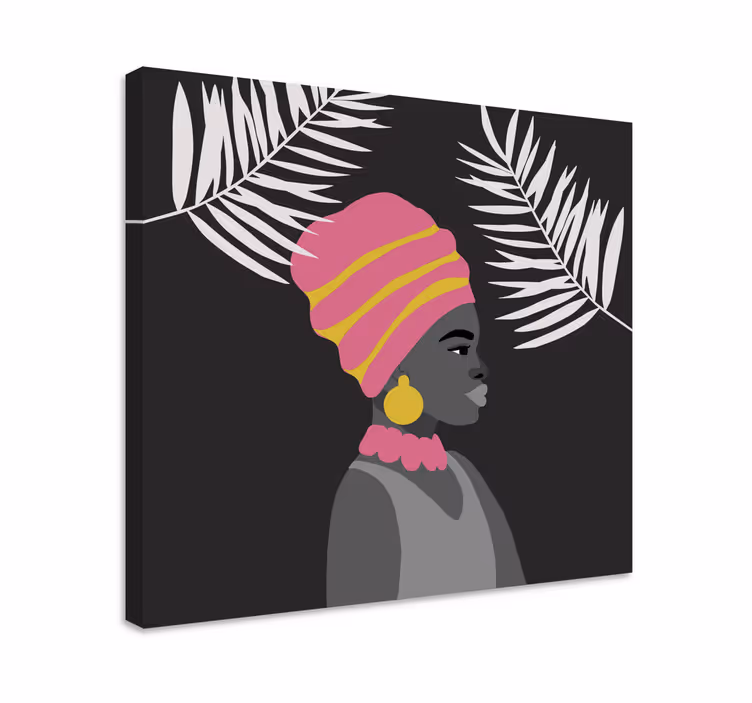 Africké ženy, moderné obrazy na stenu v štýle graffiti - Tenstickers